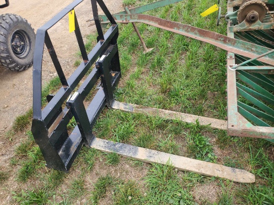 New Skid Steer 3500 Lb Pallet Forks With 48" Forks