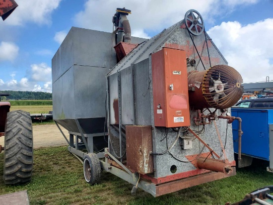 American 80 Bushel Lp Gas 1 Phase 230 Volt Automatic Batch Grain Dryer