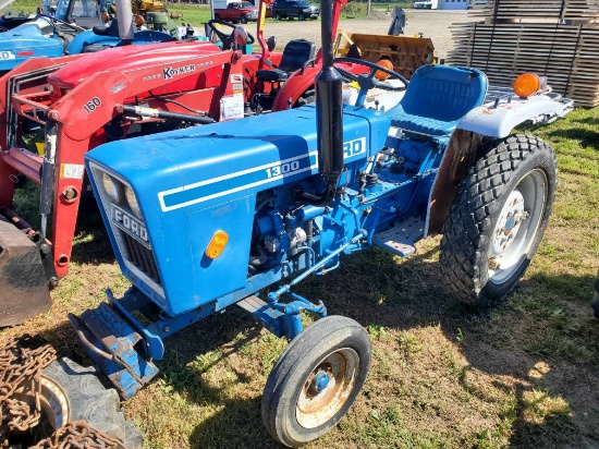 Ford 1300 Diesel Tractor With 849 Hours, 2 Wheel Drive