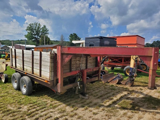 Custom Made 8X10 Gooseneck Hydraulic Dump Trailer