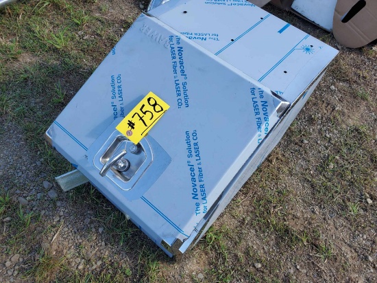 New Bawer 24" Long X 18" Wide X 18" High Polished Stainless Tool Box