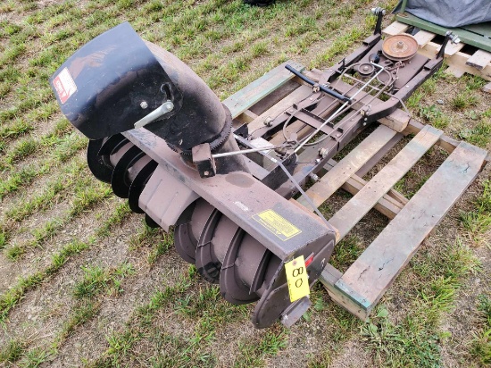 36" Front Mount Snow Blower With Mount Bracket