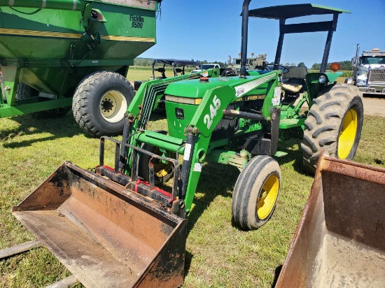 John Deere 2WD 2755 Tractor w/Koyker Loader