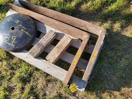 Pair Of 39" Pallet Forks Only