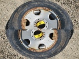LT275/70R18 Continental Contitrac TR Tire On Ford 8 Bolt Wheel, 90% Tread
