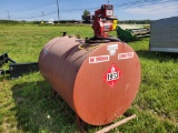500 Gallon Fuel Tank 1 Year Old With Fill Rite 20 Gpm Meter Pump