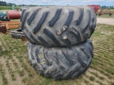 Pair Of Good Year Dyna Torque 30.5 X 32 With 12 Bolt Wheels