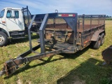 1998 Foster 7' X 12' Hydraulic Dump Tandem Axle Trailer