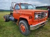 1984 GMC 7000 Single Axle Cab With Chassis, Former Fire Truck