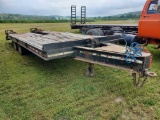 2001 Cleve Better Built 25' Tandem Axle Pintle Hitch Trailer With Beavertail