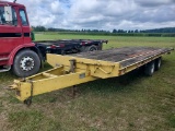 1994 Econoline Model MP424TE Pintle Hitch 24' Tilt Deck Trailer