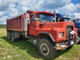 1986 Mack Model RD685S Tandem Axle Dump Truck