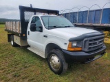 1999 Ford F-450 Single Cab Dump Truck With 103,965 Miles