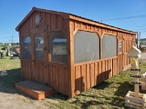 11' X 24' Cabin with Screened In Porch & Metal Roof