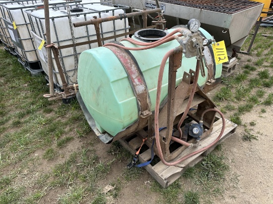 160 Gallon Three Point Hitch Sprayer