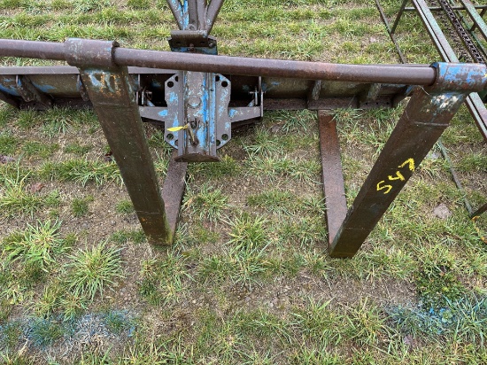 Pair Of Ford Pallet Forks With Cross Bar