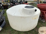 1100 Gallon Poly Storage Tank With Bottom Fitting
