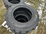 (4) New 12-16.5 14 Ply Forerunner Skid Steer Tires