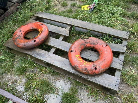 Pair Of Tractor Front Wheel Weights