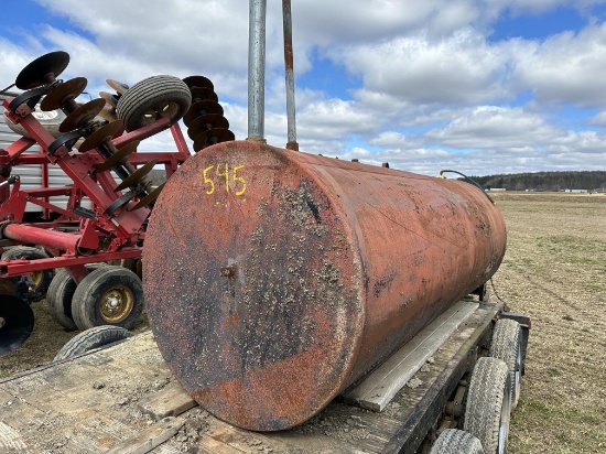 1000 Gallon Underground Fuel Tank (Does Not Include Trailer)