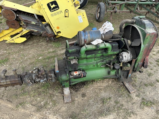 John Deere 329 Diesel Engine With Hydraulic Pump