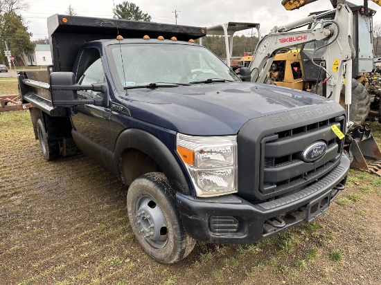 2012 Ford F-350  4X4 Truck with 9' Steel Dump Box