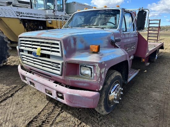 1990 Ford F600 Lo Pro Truck With 30,328 Original Miles