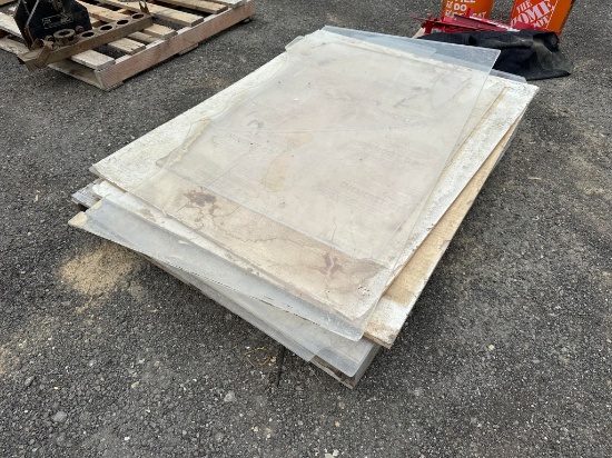 Pallet Of Plexiglass Sheets