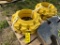 (4) John Deere 100 Lb Wheel Weights