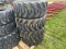 (4) New 12-16.5  14 Ply Skid Steer Tires