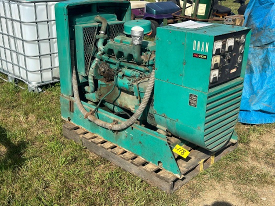 Onan 30 Kw 3 Phase Generator With 390 Original Hours