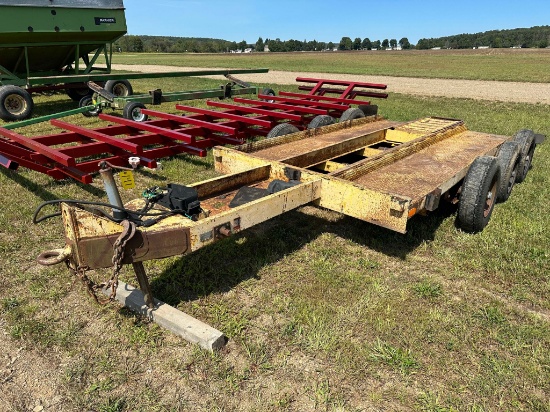 Totem All 12’ Tri-Axle Pintle Hitch Equipment Trailer