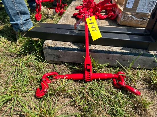 New 3/8”-1/2” Ratchet Chain Binder