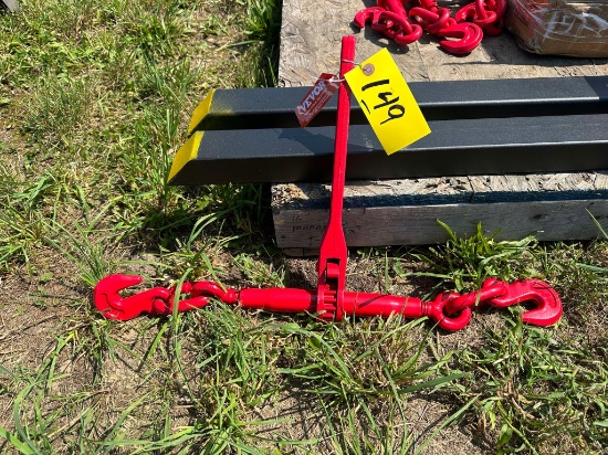 New 3/8”-1/2” Ratchet Chain Binder