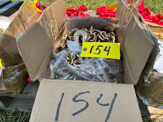 (2) New 5/16” X 20’ Chains With Hooks