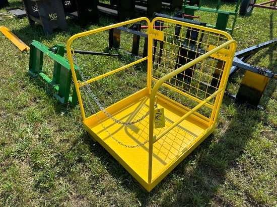 New 36” X 36” Pallet Fork Man Basket