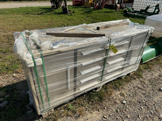 New Steelman 7’  10 Drawer Stainless Steel Workbench