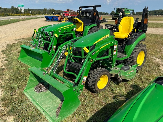 John Deere 2025R Diesel Tractor With 159 Actual One Owner Hours