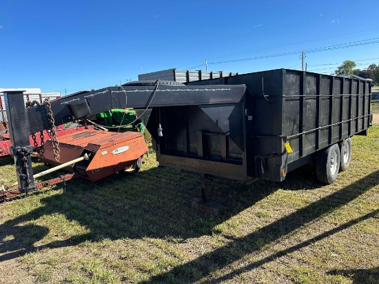 2002 Appalachian 96” X 16’ Tandem Axle Gooseneck Flatbed Trailer