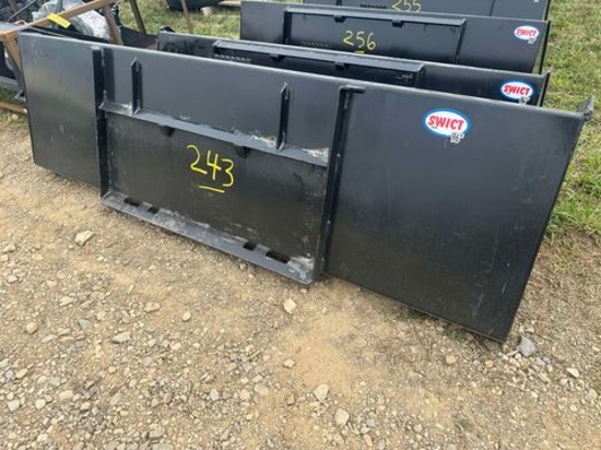 New Swict 96” Hi Volume Skid Steer Bucket