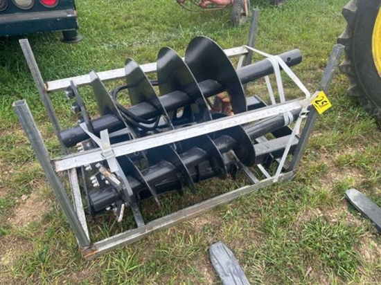 New JCT Skid Steer Post Auger