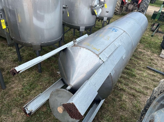 750 Gallon Stainless Steel Brewery Tank