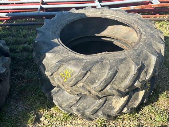 (2) Goodyear Traction Torque 12.4 X 28 Tires