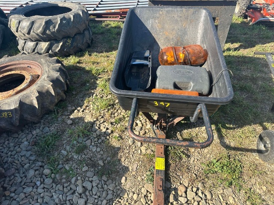 Yard Trailer Cart With Miscellaneous Lights, Impact Wrenchs