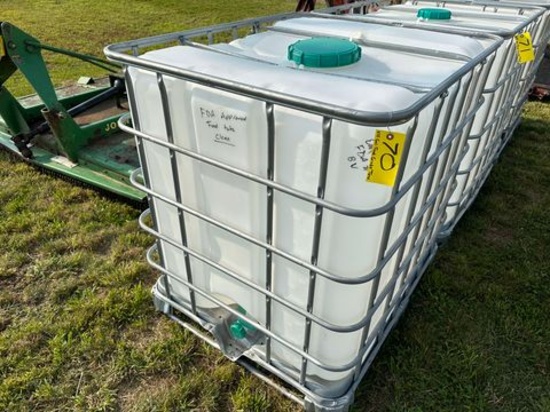 275 Gallon Food Grade Liquid Tote With Valve