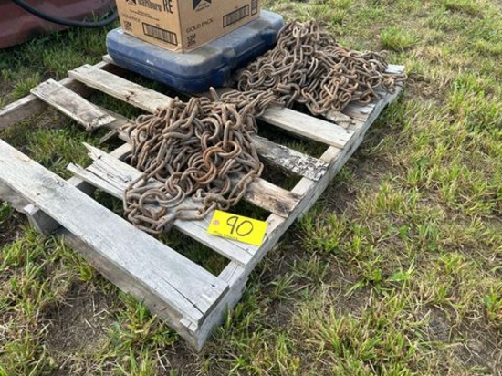 Pair Double Ring Tractor Tire Chains