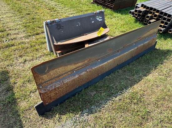 Woodchuck 7’ Skid Steer Feed Pusher