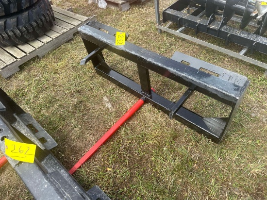 New Kivel Skid Steer Single Prong Bale Spear With 42” Tine