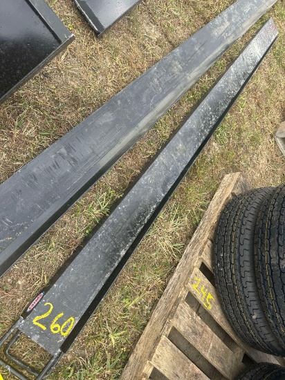 New Pair 8’ Pallet Fork Extensions