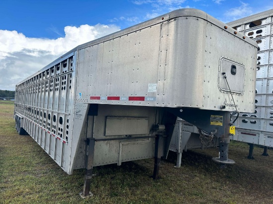 2019 Wilson Model PSGN-9340P  Foreman 40’ Long 91” Sides Double Stack Tri-Axle Trailer